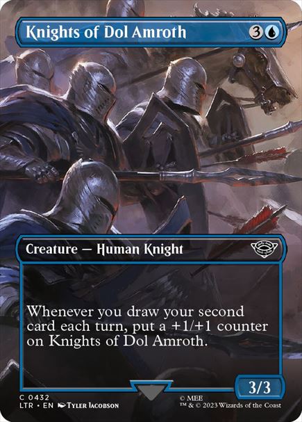 (英)ドル・アムロスの騎士 / Knights of Dol Amroth ★ボーダーレス★(シーン・カード) 【LTR】 No.432