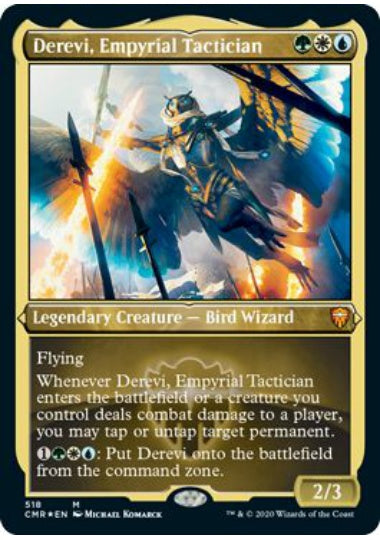 (英)【Foil】浄火の戦術家、デリーヴィー / Derevi, Empyrial Tactician ★ショーケース枠★ 【CMR】 No.518