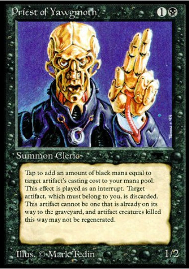 (英)Priest of Yawgmoth【ATQ】 No.019