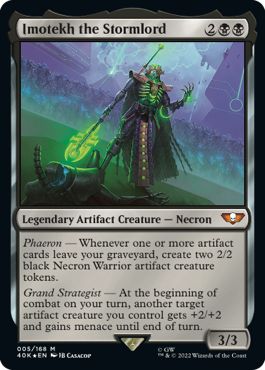 (英)【Surge-Foil】嵐の王、イモーテク / Imotekh the Stormlord【40K】 No.005