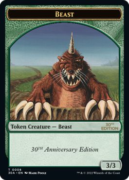 (英)ビーストトークン / Beast Token【30A-TOKEN】 No.008