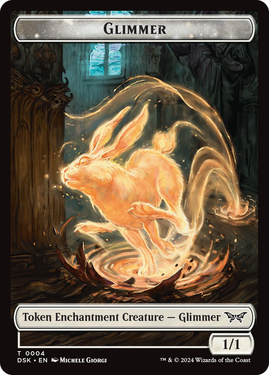 (英)光霊トークン / Glimmer Token【DSK-TOKEN】 No.004