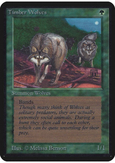 (英)森林狼 / Timber Wolves【ALPHA】 No.219