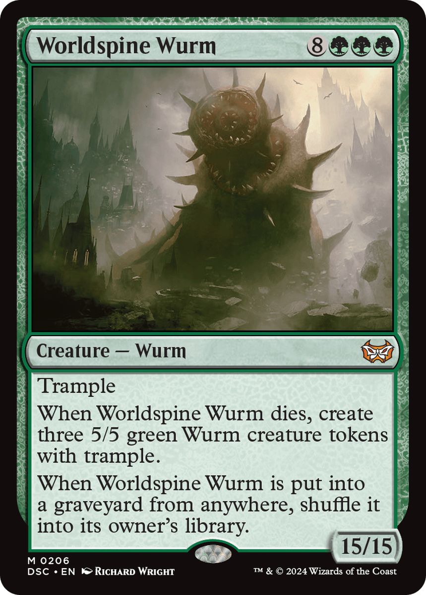 (英)世界棘のワーム / Worldspine Wurm【DSC】 No.206