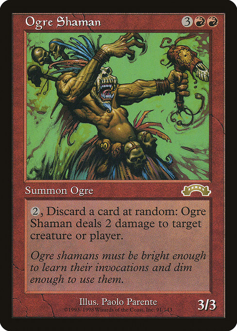 (英)オーガのシャーマン / Ogre Shaman【EXO】 No.091