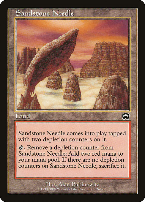 (英)【Foil】鋭き砂岩 / Sandstone Needle【MMQ】 No.326