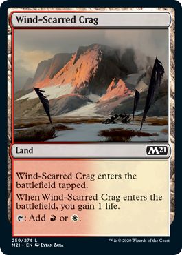 (英)風に削られた岩山 / Wind-Scarred Crag【M21】 No.259