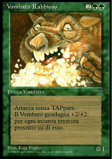 (イタリア語)Vombato Rabbioso / Rabid Wombat【LEG】 No.198