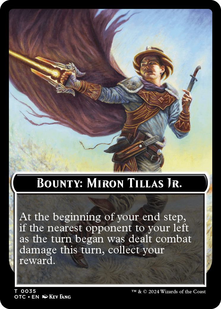 (英)賞金首：ミロン・ティラス Jr. / Bounty: Miron Tillas Jr.【OTC-TOKEN】 No.035
