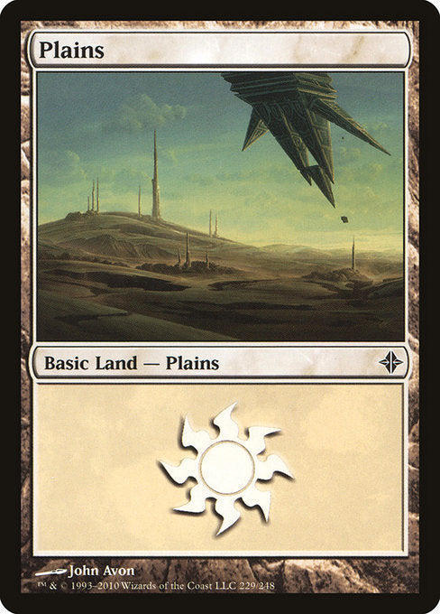 (英)【Foil】平地 / Plains【ROE】 No.229