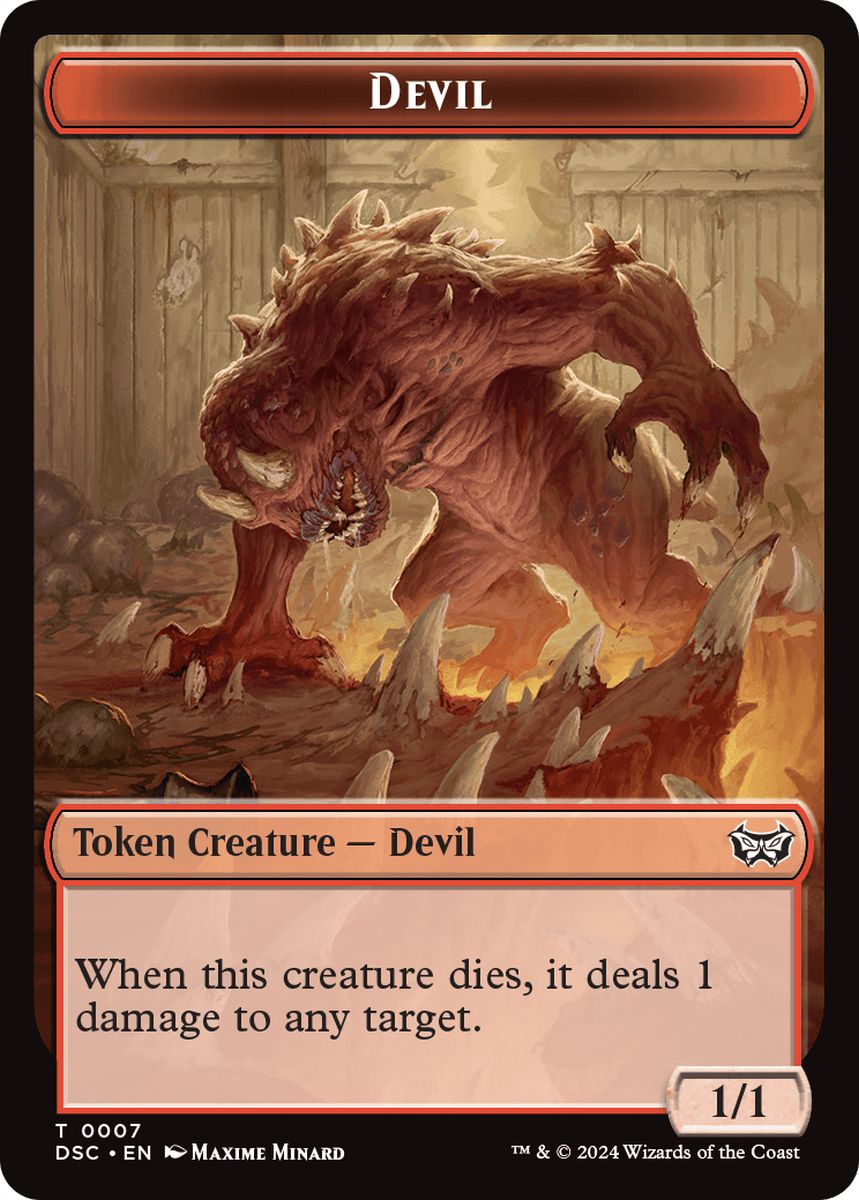 (英)デビルトークン / Devil Token No.007 - カカシトークン / Scarecrow Token【DSC-TOKEN】 No.023