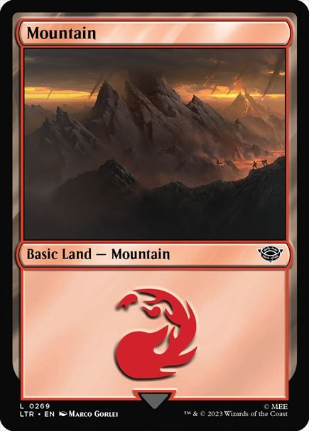 (英)【Foil】山 / Mountain【LTR】 No.269