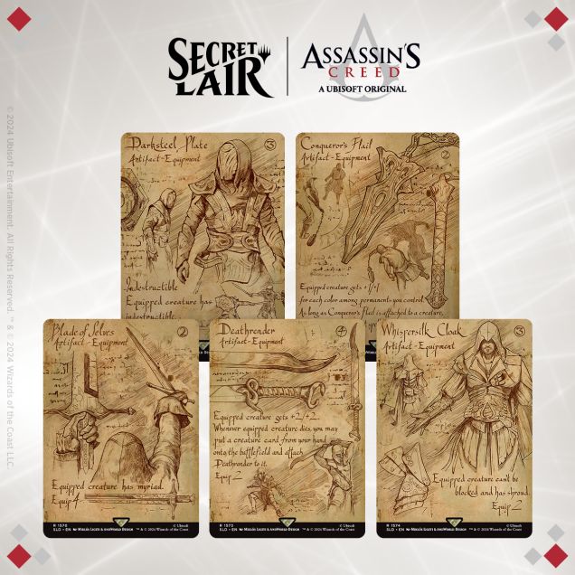 (英)Secret Lair x Assassin's Creed: Da Vinci's Designs 【BOX】 ※発送方法は「ゆうパック」を選択してください。