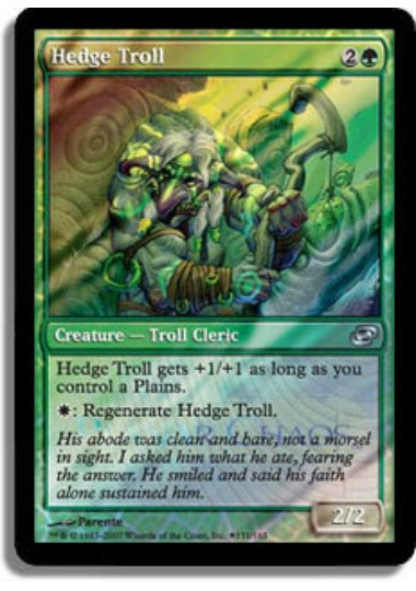(英)【Foil】垣のトロール / Hedge Troll【PLC】プレリリースプロモ No.151