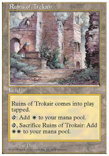 (英)トロウケアの廃墟 / Ruins of Trokair【5ED】 No.422