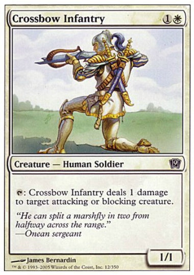 (英)弩弓歩兵 / Crossbow Infantry【9ED】 No.012
