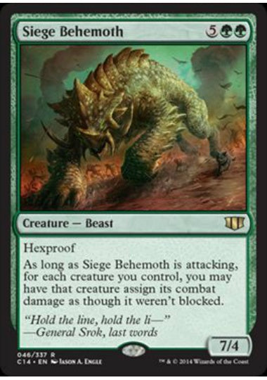 (英)包囲ビヒモス / Siege Behemoth【C14】 No.046