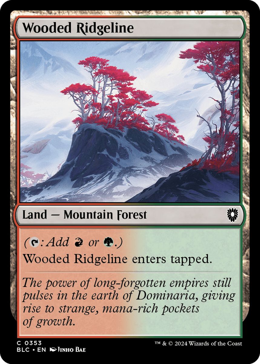 (英)樹木茂る尾根 / Wooded Ridgeline【BLC】 No.353
