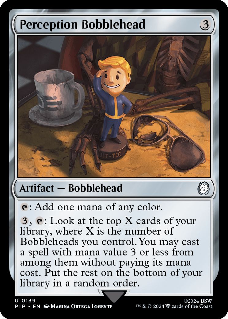 (英)【Foil】パーセプションのボブルヘッド / Perception Bobblehead【PIP】 No.0139