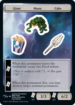 (英)Giant Mana Cake Sticker【UNF-STICKER】 No.025