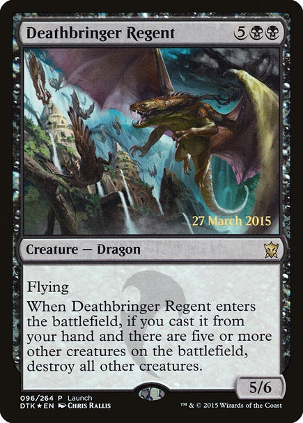 (英)【Foil】死致の執政 / Deathbringer Regent【PRM】発売記念週末プロモ No.048