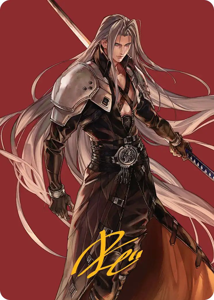 (英)威名のソルジャー、セフィロス / Sephiroth, Fabled SOLDIER【FIN】 アート・カード 【箔押し】 No.044 ※トーナメントで使用することはできません。