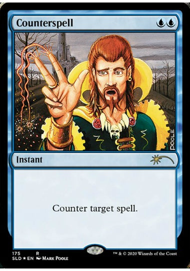 (英)対抗呪文 / Counterspell【SLD】 Artist Series: Mark Poole No.175