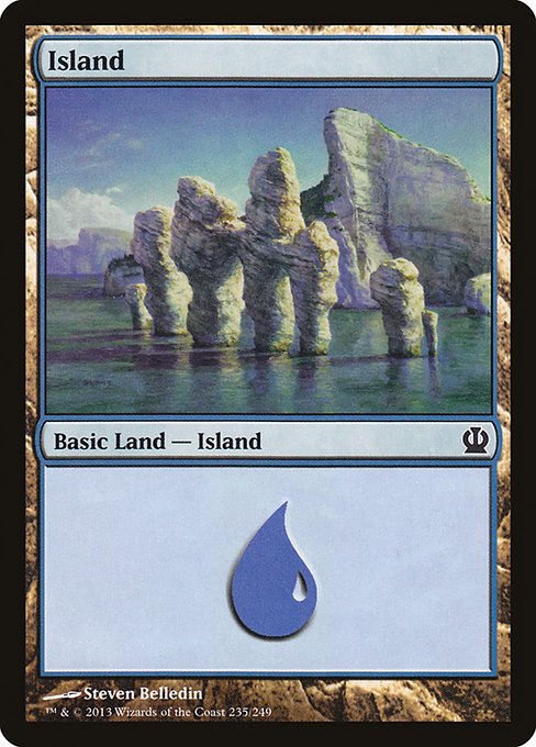 (英)【Foil】島 / Island【THS】 No.235