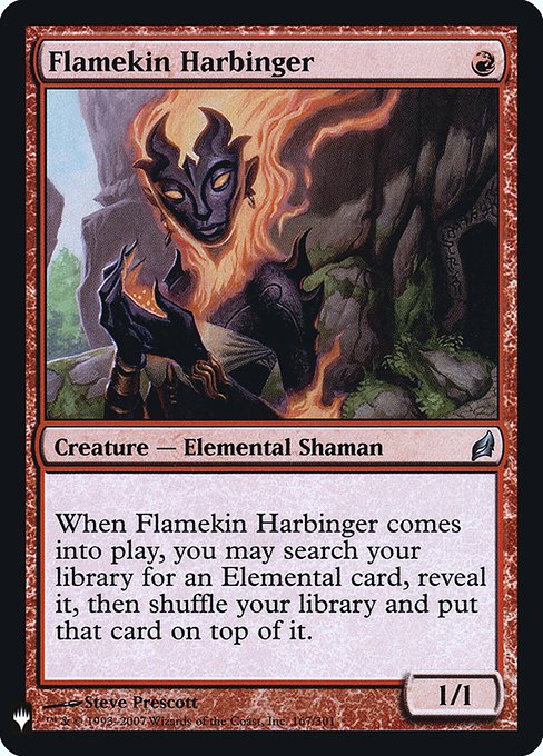 (英)【Foil】炎族の先触れ / Flamekin Harbinger【MB1】 No.050