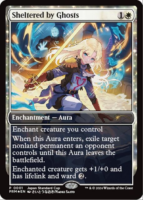 (英)【Foil】幽霊による庇護 / Sheltered by Ghosts【PRMジャパンスタンダードカッププロモo.288