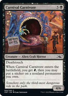 (英)Carnival Carnivore【UNF】 No.068