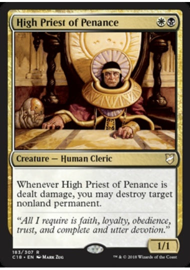 (英)贖罪の高僧 / High Priest of Penance【C18】 No.183