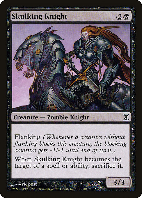 (英)卑屈な騎士 / Skulking Knight【TSP】 No.130