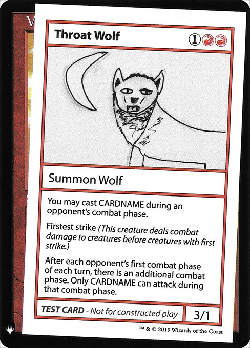 (英)Throat Wolf【MB1-TEST】 No.065