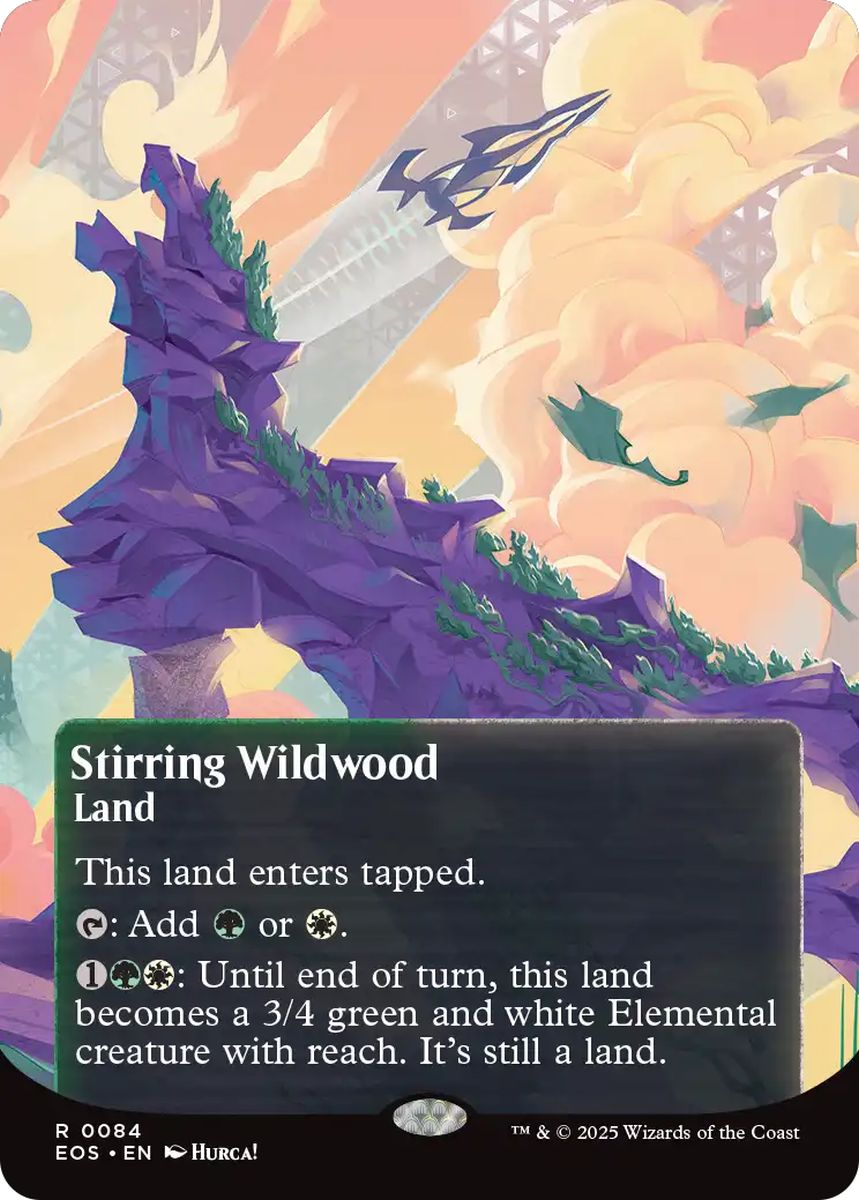 (英)活発な野生林 / Stirring Wildwood ★ボーダーレス★(「星景ポスター」) 【EOS】 No.084