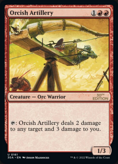 (英)オーク弩弓隊 / Orcish Artillery【30A】 No.161 ※トーナメントで使用することはできません。