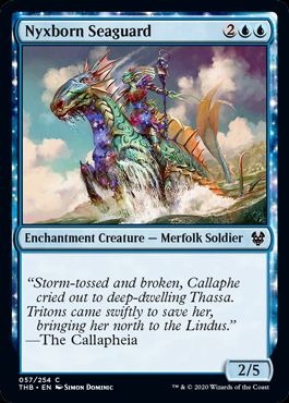 (英)【Foil】ニクス生まれの海護 / Nyxborn Seaguard【THB】 No.057