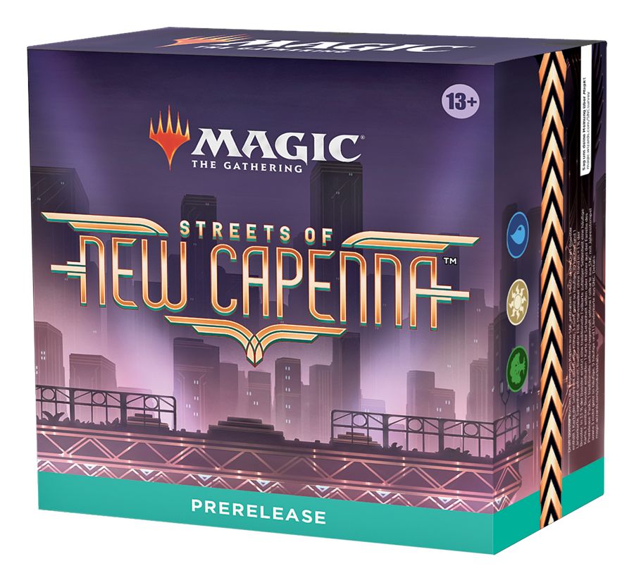 (英)ニューカペナの街角 プレリリース・パック 斡旋屋(緑白青) / Streets of New Capenna Prerelease Pack Brokers(GWU)【BOX】 ※発送方法は「ゆうパック」を選択してください。