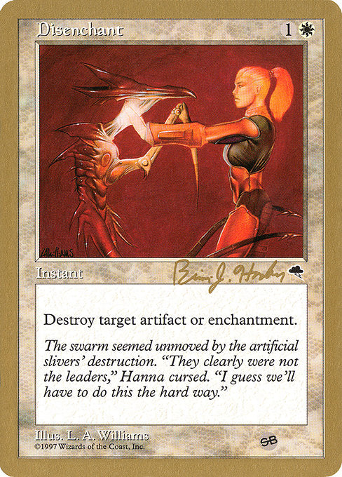 (英)解呪 / Disenchant【WC98】 World Championship Decks 1998 Brian Hacker サイドボード 金枠 No.008