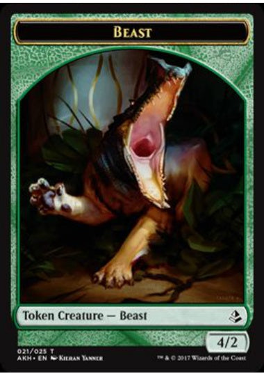 (英)ビーストトークン / Beast Token【AKH-TOKEN】 No.021