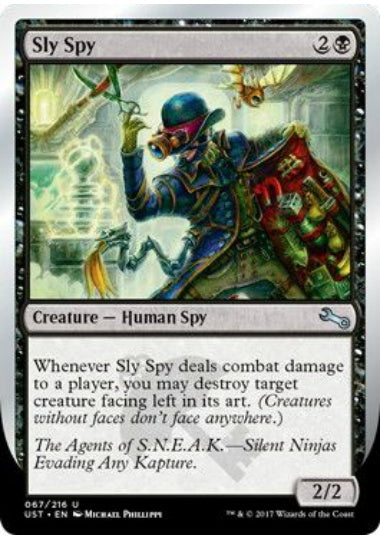 (英)Sly Spy 【UST】 (facing left) No.067B