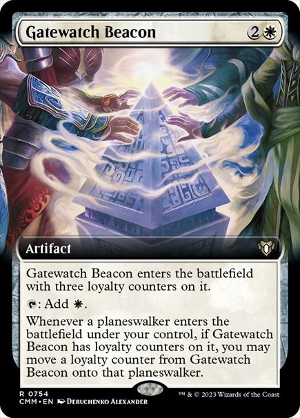 (英)【Foil】ゲートウォッチの標 / Gatewatch Beacon ★拡張枠★ 【CMM】 No.0754