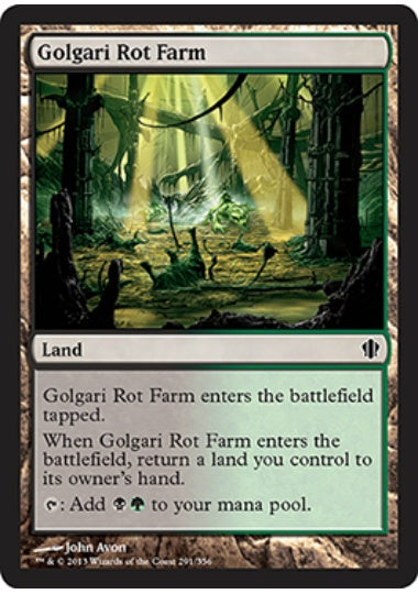 (英)ゴルガリの腐敗農場 / Golgari Rot Farm【C13】 No.291