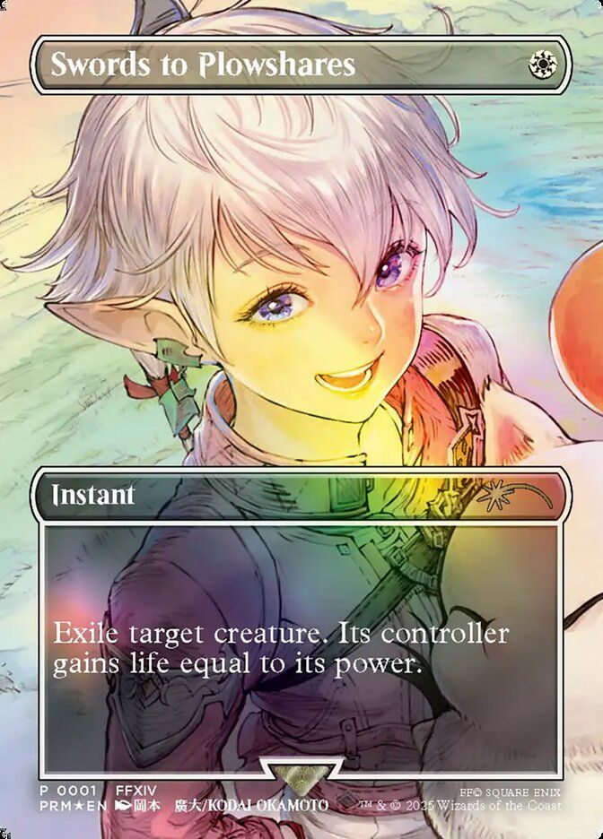 (英)剣を鍬に / Swords to Plowshares【PRM】 【Foil】 MagicCon: Las Vegasプロモ No.123
