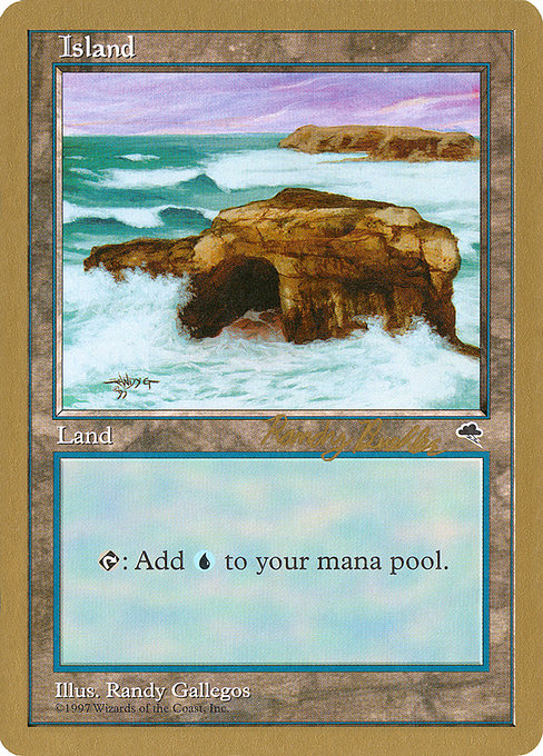 (英)島 / Island【WC98】 World Championship Decks 1998 Randy Buehler 金枠 No.096