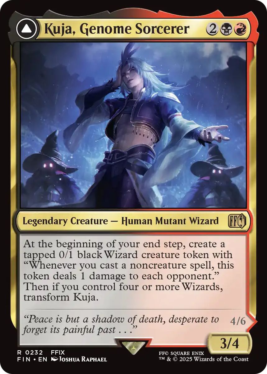 (英)ジェノムの魔術師、クジャ / Kuja, Genome Sorcerer - 運命への反逆者、トランス・クジャ / Trance Kuja, Fate Defied【FIN】 No.232