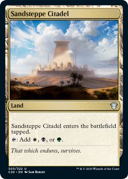 (英)砂草原の城塞 / Sandsteppe Citadel【C20】 No.305