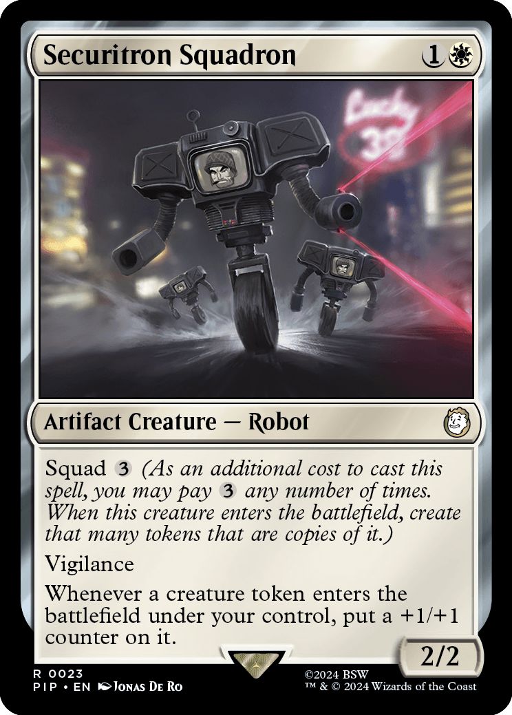 (英)【Foil】セキュリトロンの戦隊 / Securitron Squadron【PIP】 No.0023