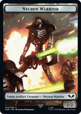 (英)ネクロン・戦士トークン / Necron Warrior Token No.014 - 昆虫トークン / Insect Token【40K-TOKEN】 No.022