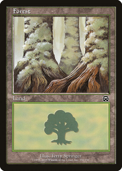 (英)【Foil】森 / Forest【MMQ】 No.350